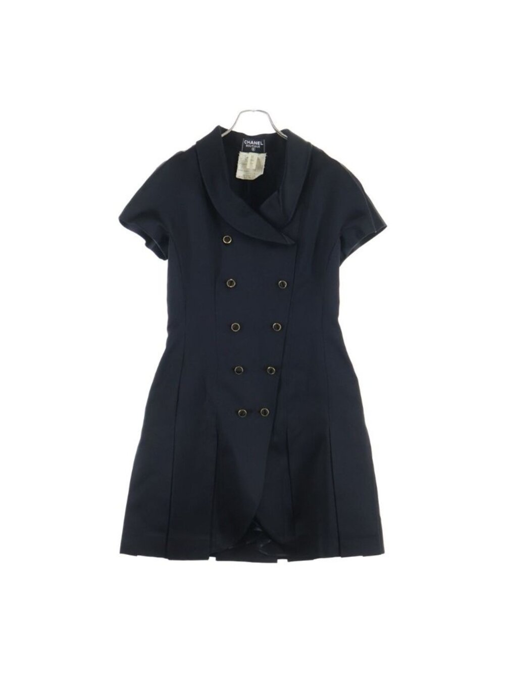 Chanel Boutique Dress Black Silk